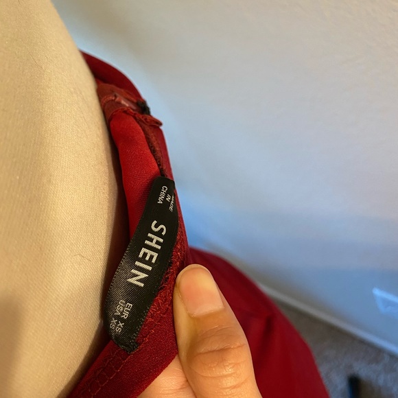 Red Mini Dress - Picture 3 of 3